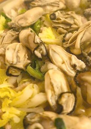 白菜と豚肉と牡蠣のミルフィーユ鍋-レシピのメイン写真