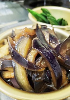 梅醤野菜スープde超簡単茄子の煮浸し-レシピのメイン写真