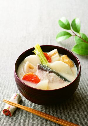 ぶりの甘酒かす汁-レシピのメイン写真