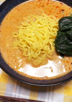 鍋の締めにちょい足しで本格坦々麺！-レシピのメイン写真