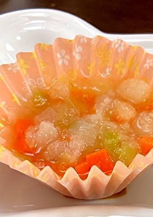 【離乳食中期7ヵ月〜】ミネストローネ-レシピのメイン写真