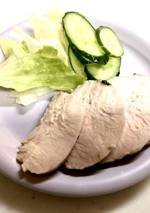 簡単放置でしっとりジューシー鶏ハム-レシピのメイン写真