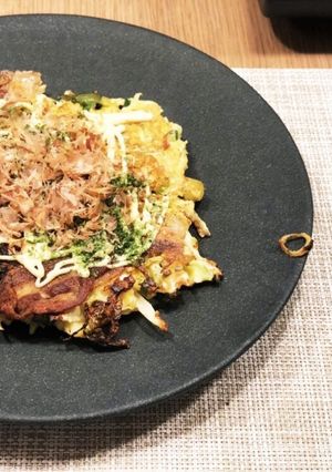 高野豆腐で作る低糖質で美味しいお好み焼き-レシピのメイン写真