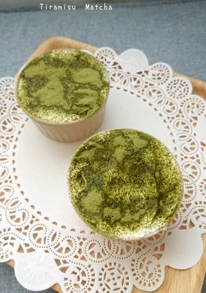 水切りヨーグルトで抹茶ティラミス風-レシピのメイン写真