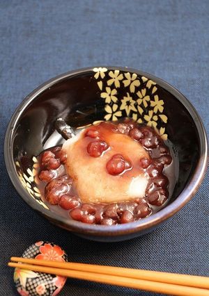 レンジで簡単お節！おしるこ-レシピのメイン写真