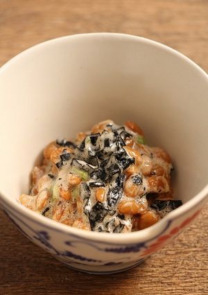 簡単！豆苗海苔たっぷり納豆-レシピのメイン写真