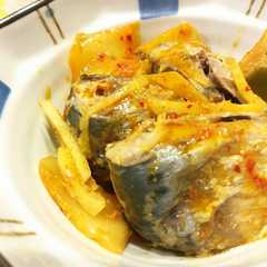 รูปของ イワシ水煮缶の簡単キムチ煮