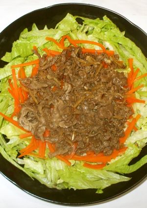 牛肉しぐれ煮サラダ♪簡単-レシピのメイン写真