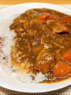 鶏ガラスープで作るチキンカレー-レシピのメイン写真