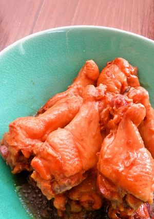 ☺コーラで簡単♪鶏手羽元のコーラ煮☺-レシピのメイン写真