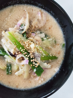 梅醤野菜スープde豆乳チャンポン-レシピのメイン写真