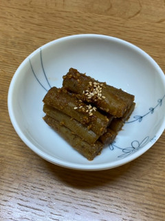 簡単おせち、すりごまで「たたきごぼう」-レシピのメイン写真