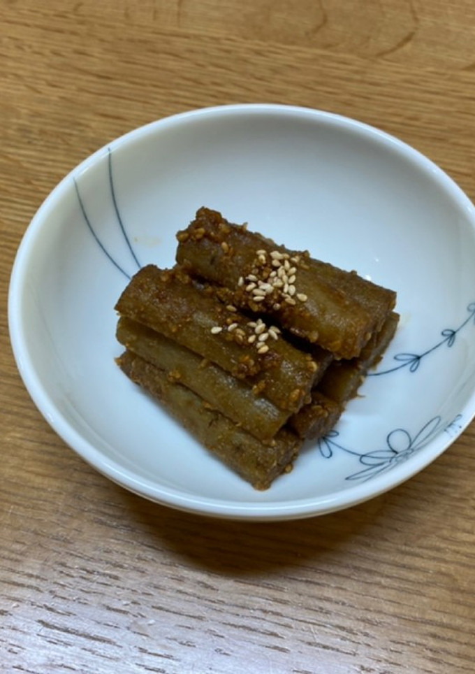 簡単おせち、すりごまで「たたきごぼう」-レシピのメイン写真