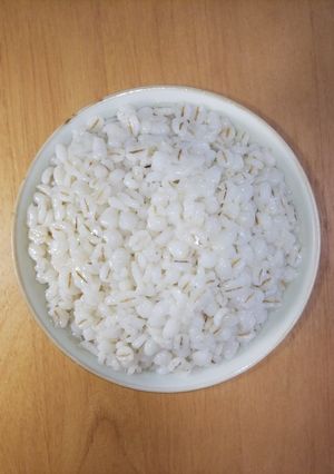 もち米入り押し麦-レシピのメイン写真