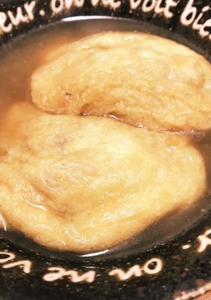 肉詰め稲荷のつゆだく含め煮-レシピのメイン写真