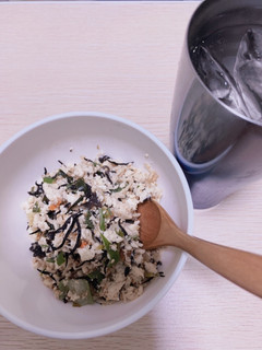 ズボラおかず☆水切り不要の炒り豆腐-レシピのメイン写真