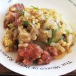 唐揚げ玉子とじ!つまみでも親子丼でも