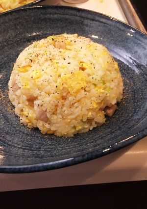 テフロンフライパン塩豚炒飯、締めはポン酢-レシピのメイン写真