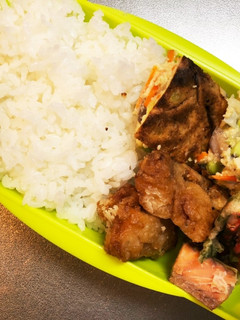 旦那弁当337♥揚げ物弁当!-レシピのメイン写真