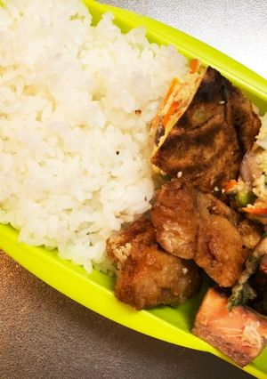 旦那弁当337♥揚げ物弁当！-レシピのメイン写真