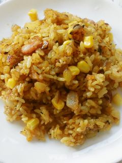 カレー味の焼き飯♪-レシピのメイン写真