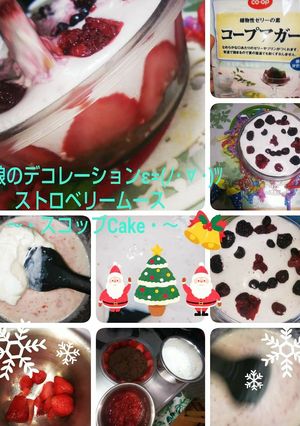 2019年Xmasベリー♦️ベリームース-レシピのメイン写真