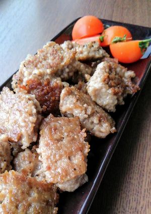 節約！手抜き！柔らかサイコロステーキ風-レシピのメイン写真