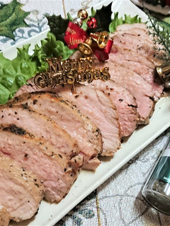 湯せんで簡単!おもてなし!ローストポーク-レシピのメイン写真
