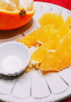 ひいお婆ちゃんの八朔、夏蜜柑の食べ方☆-レシピのメイン写真