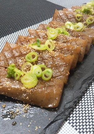 簡単♪節約♪ガーリックこんにゃくステーキ-レシピのメイン写真