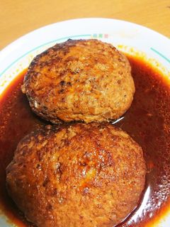 煮込みハンバーグ-レシピのメイン写真