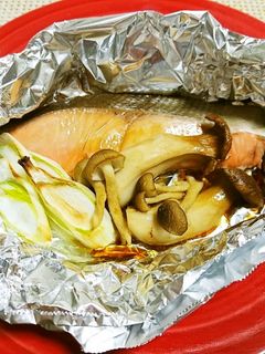フライパン使用♫鮭のバター醤油ホイル焼き-レシピのメイン写真