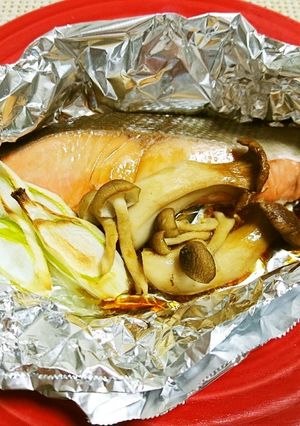 フライパン使用♫鮭のバター醤油ホイル焼き-レシピのメイン写真