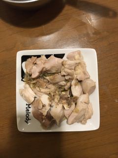 手作りソースで!蒸し鶏-レシピのメイン写真