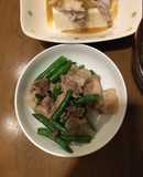 包丁いらず！中華風味いんげん豚炒め