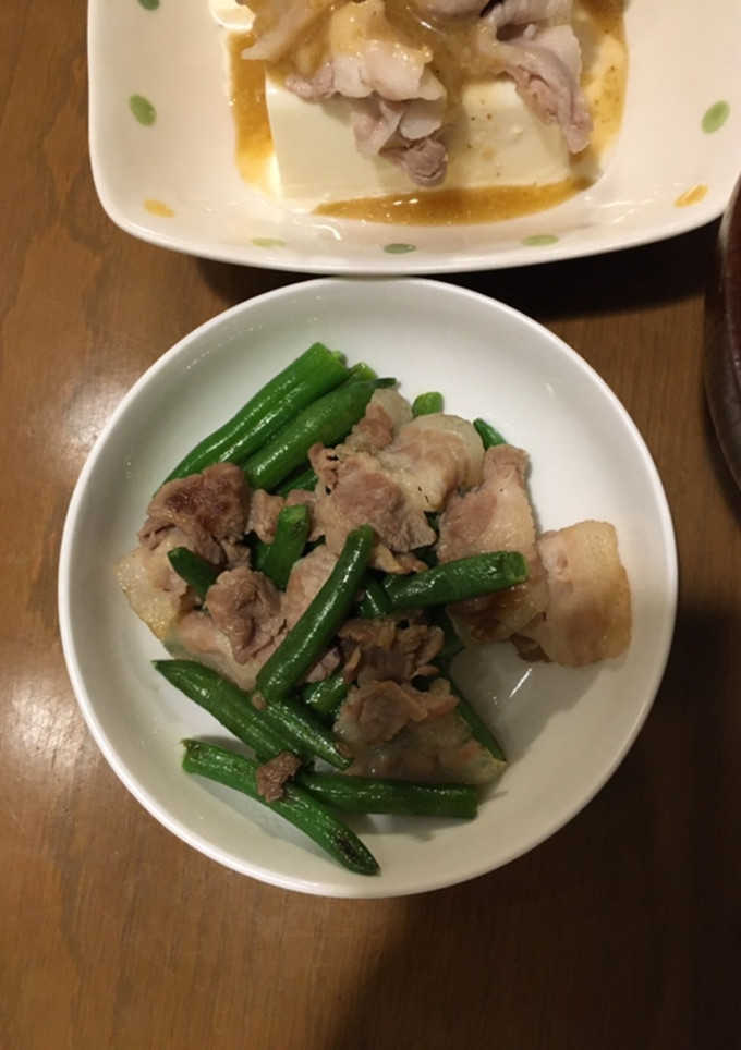 包丁いらず！中華風味いんげん豚炒め-レシピのメイン写真