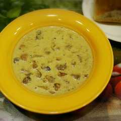 รูปของ ポルチーニ茸のポタージュ