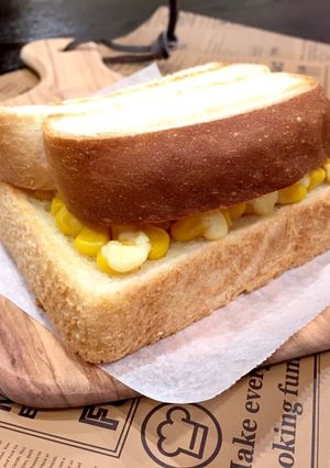こぼれない マヨコーントースト-レシピのメイン写真