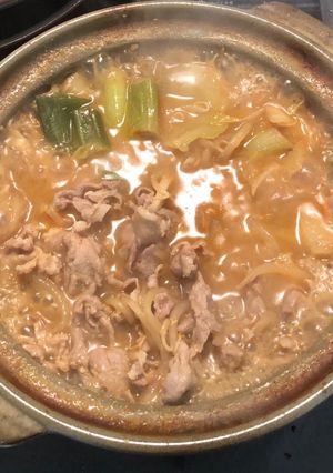 【映えない】豚肉味噌鍋・雑-レシピのメイン写真