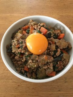 即席☆豚ひきと野菜のそぼろ丼☆-レシピのメイン写真