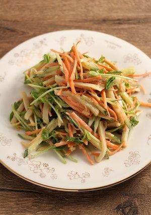 簡単！たっぷり豆苗サラダ-レシピのメイン写真