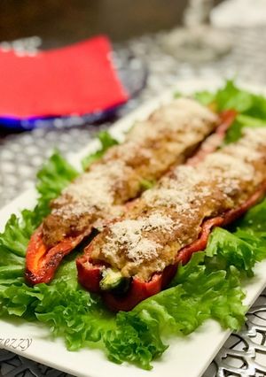イタリアンパプリカ（パレルモ）の肉詰め-レシピのメイン写真