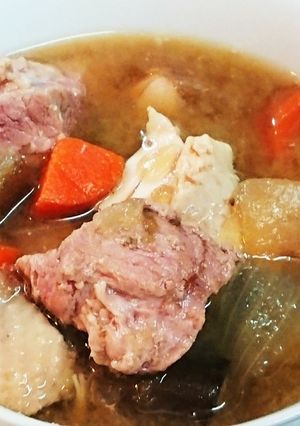 鶏と豚の仲良し五目汁-レシピのメイン写真