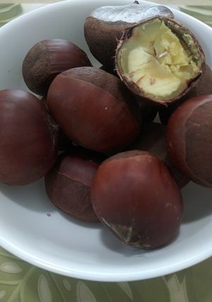 炊飯器で超カンタン～芋と茹で栗(^^♪-レシピのメイン写真