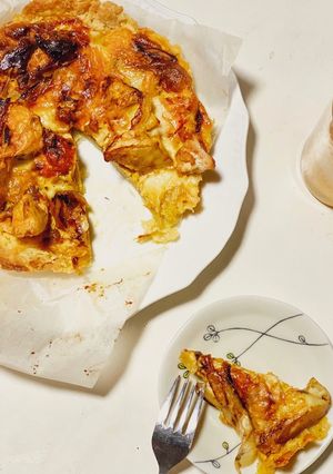 簡単！手作り生地・カレーキッシュ♪-レシピのメイン写真