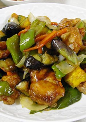 鶏ももと彩り野菜の揚げ照り焼き☆-レシピのメイン写真