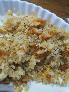 パワー炒飯!にんにく胡椒唐揚げでおとこ飯-レシピのメイン写真