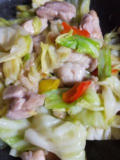 きゃべつと鶏肉の中華炒め-レシピのメイン写真