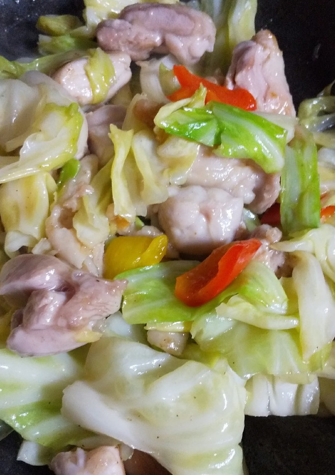 きゃべつと鶏肉の中華炒め-レシピのメイン写真