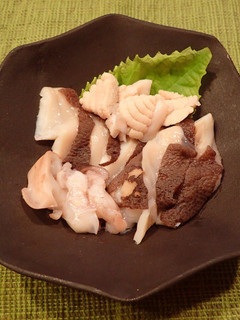 浜茹でマダコの頭の刺身-レシピのメイン写真